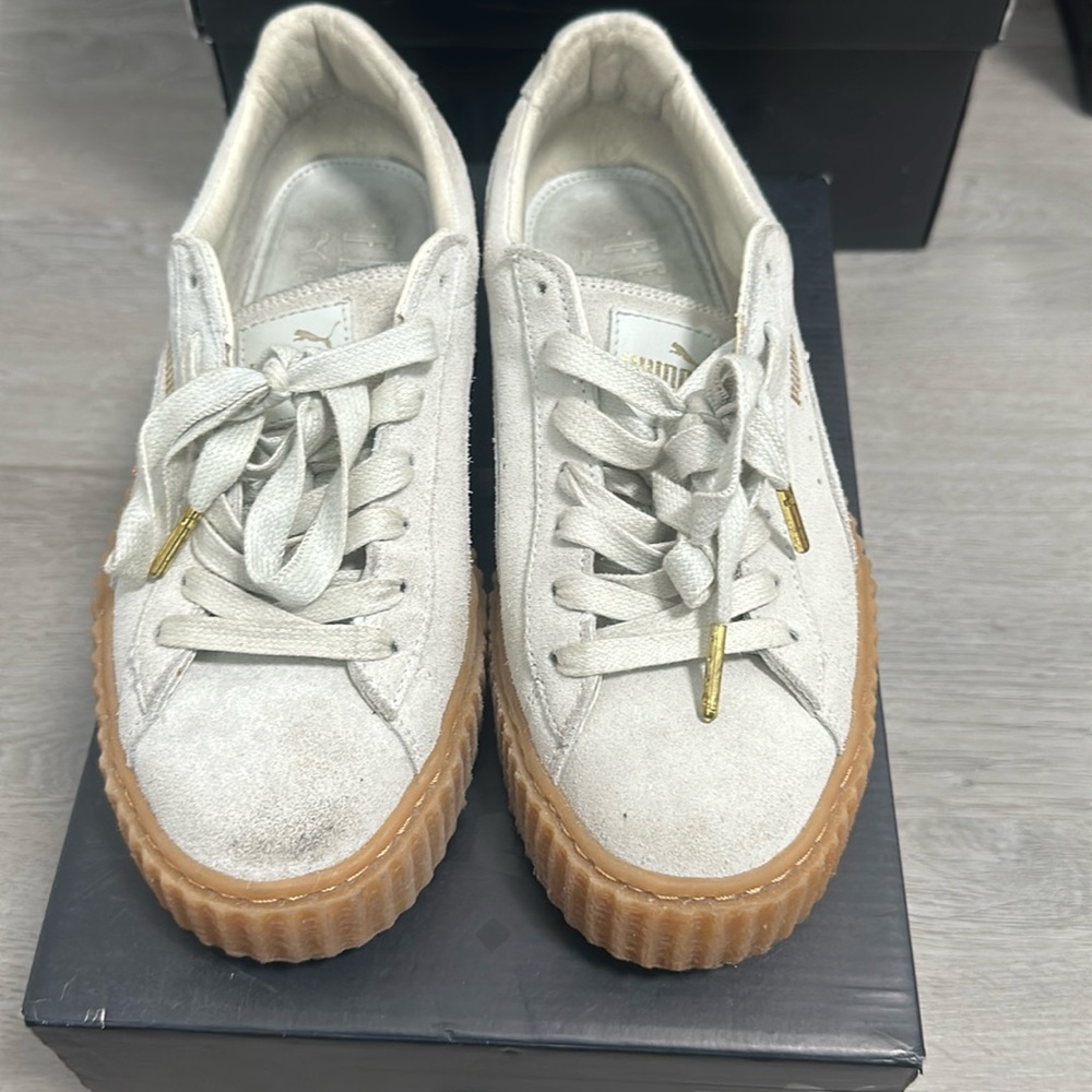 Rihanna Suede Creepers